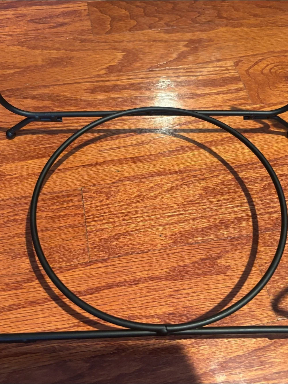 Black Metal Bowl or Pot Stand - Home Dining Support